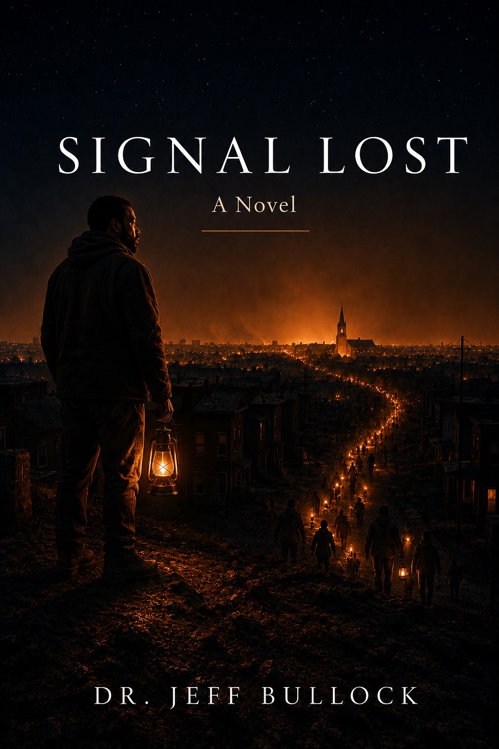 Signal Lost, a novel by Dr. Jeff Bullock, front cover